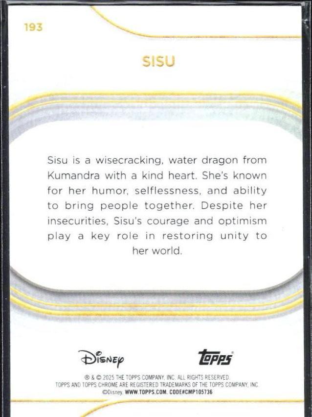 2025 Topps Chrome Disney #193 Sisu