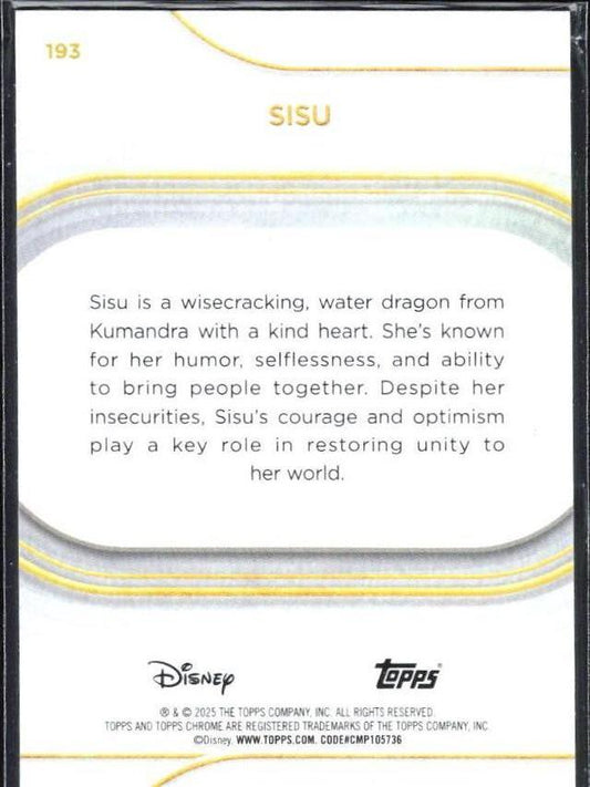 2025 Topps Chrome Disney #193 Sisu