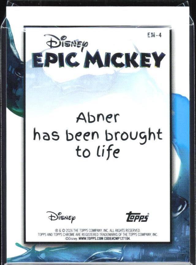 2026 Topps Disney Neon #EM-4 Abner