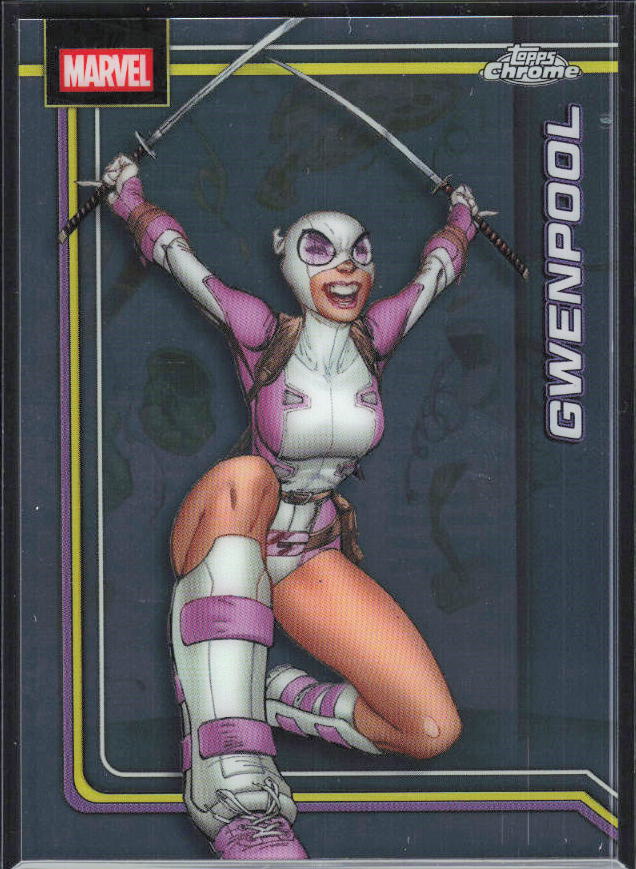 2026 Topps Chrome Marvel Comics #121 Gwenpool - framsida