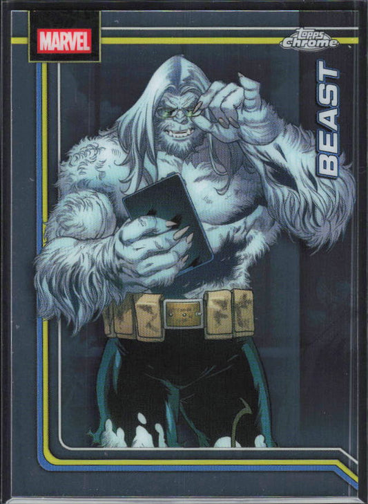 2026 Topps Chrome Marvel Comics #10 Beast - framsida