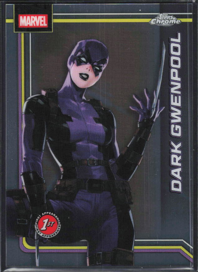 2026 Topps Chrome Marvel Comics #27 Dark Gwenpool - framsida