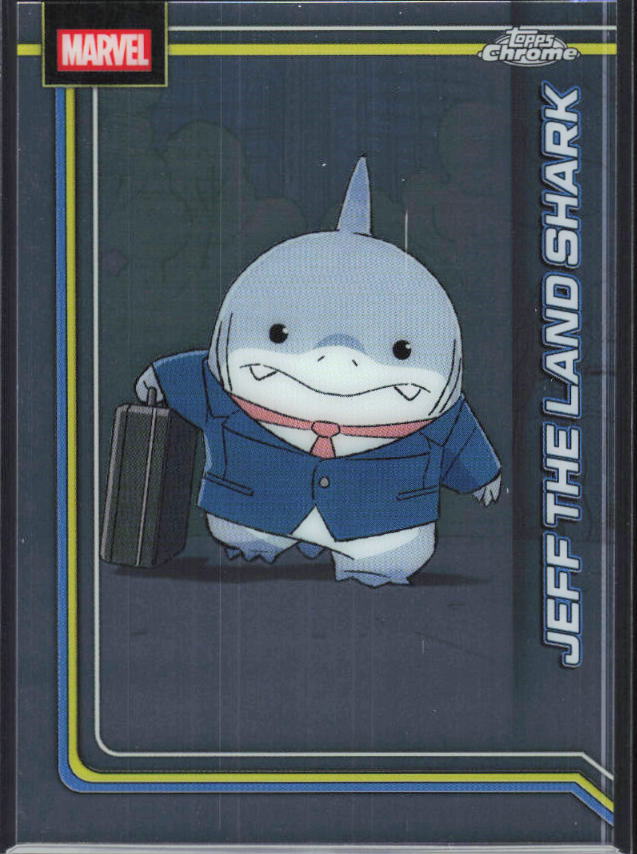 2026 Topps Chrome Marvel Comics #60 Jeff the Land Shark - framsida