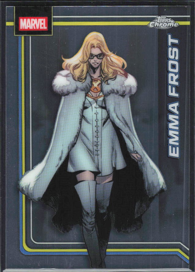 2026 Topps Chrome Marvel Comics #34 Emma Frost - framsida