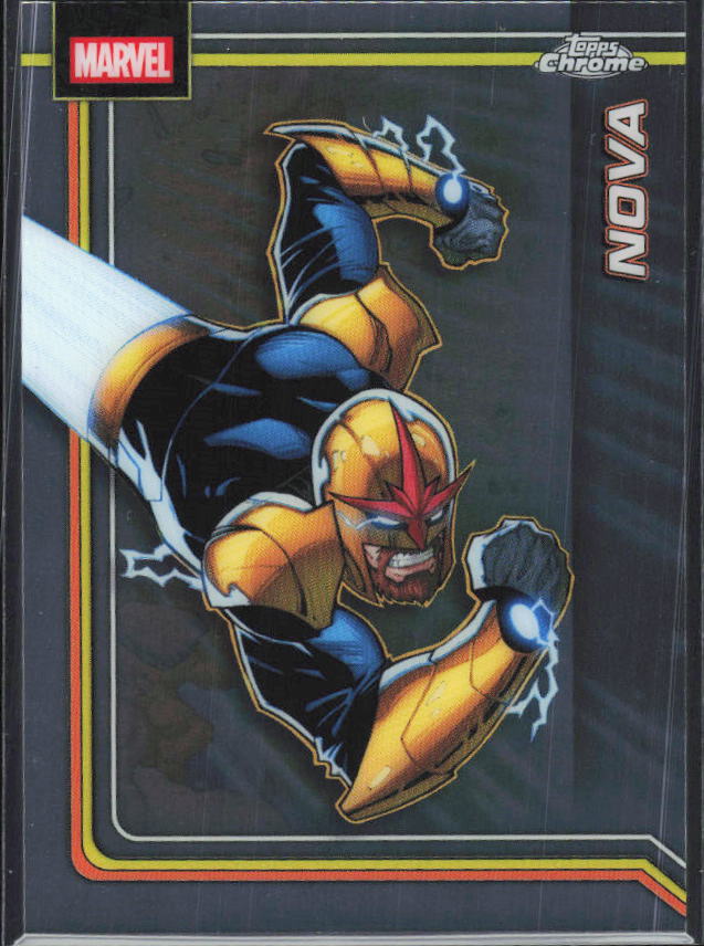 2026 Topps Chrome Marvel Comics #89 Nova - framsida