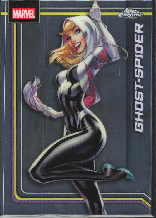 2026 Topps Chrome Marvel Comics #42 Ghost-Spider - framsida