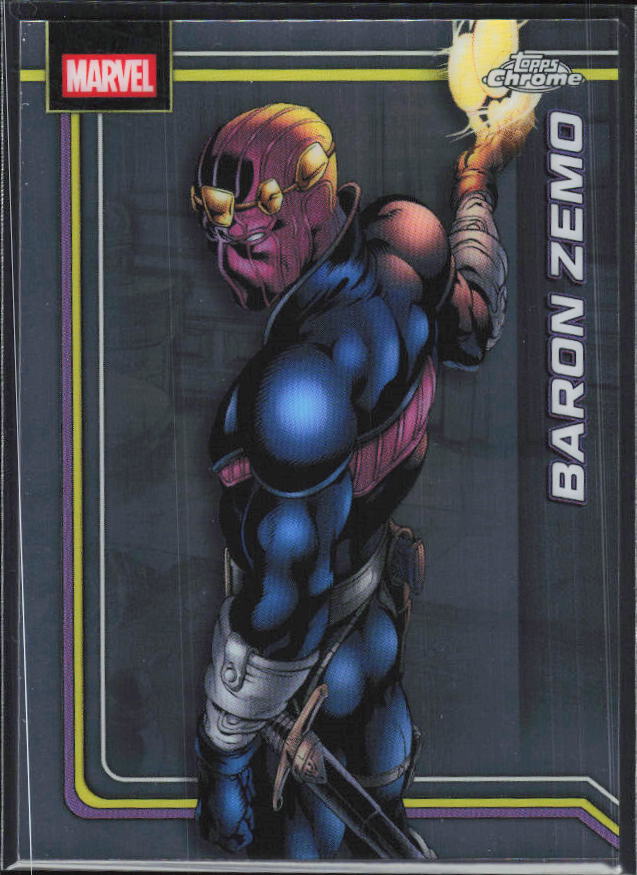 2026 Topps Chrome Marvel Comics #9 Baron Zemo - framsida