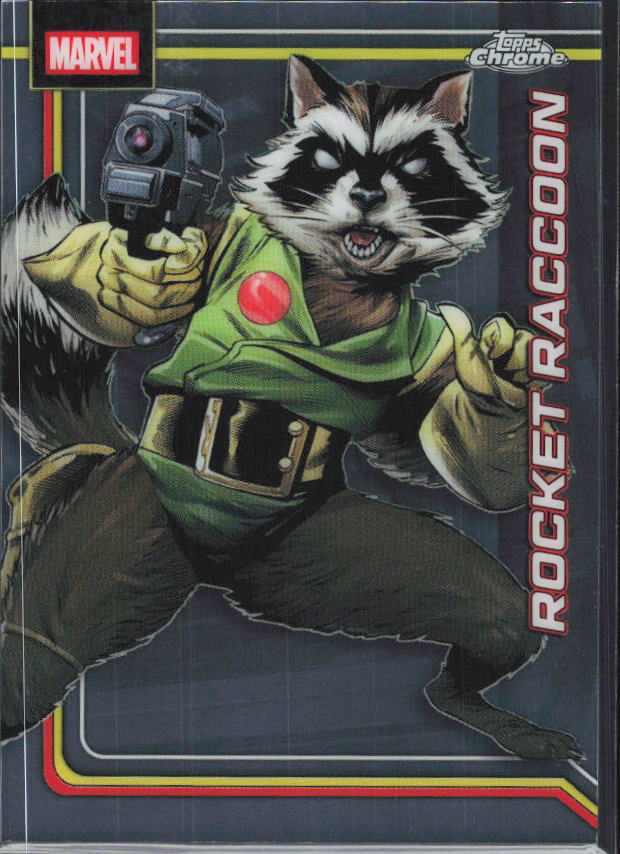 2026 Topps Chrome Marvel Comics #98 Rocket Raccoon - framsida