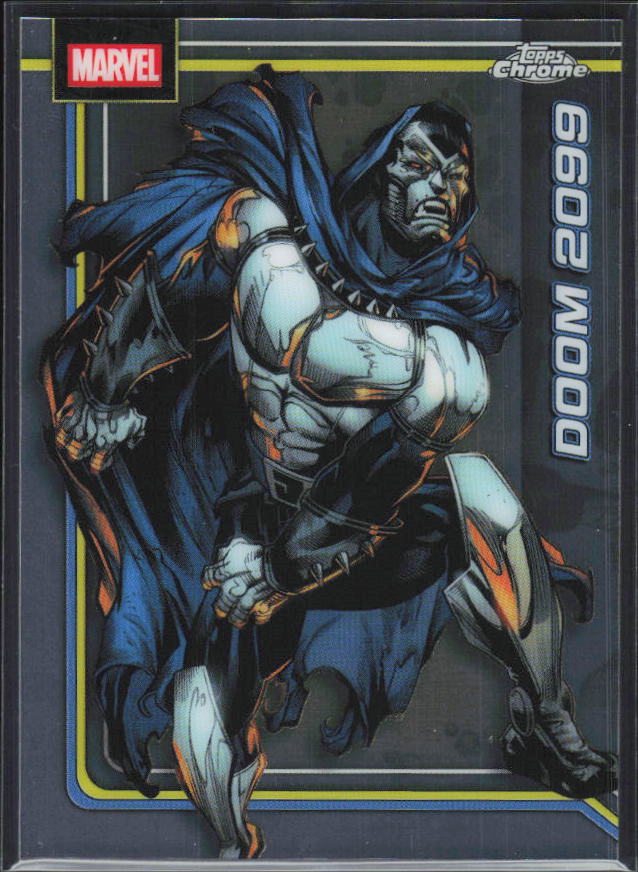 2026 Topps Chrome Marvel Comics #112 Doom 2099 - framsida