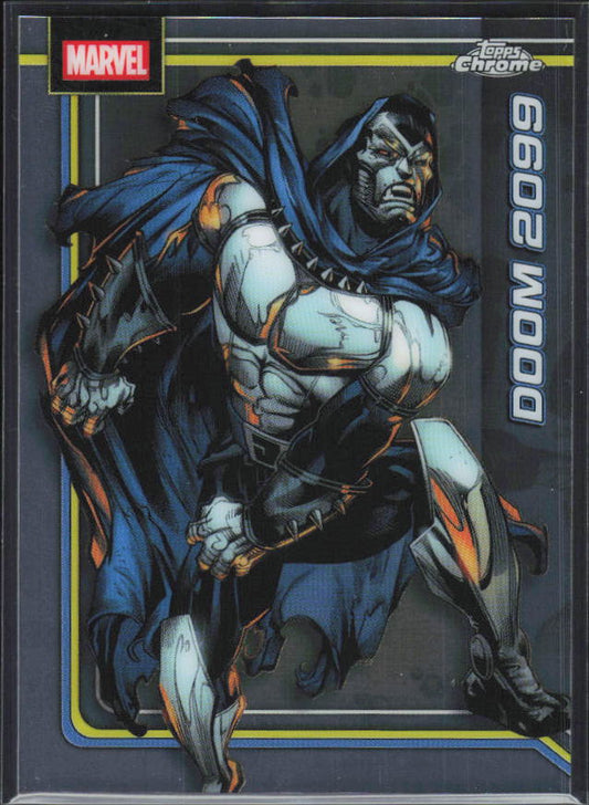 2026 Topps Chrome Marvel Comics #112 Doom 2099 - framsida
