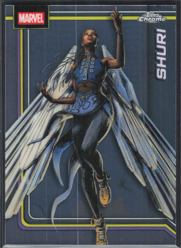 2026 Topps Chrome Marvel Comics #154 Shuri - framsida
