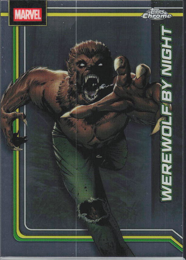 2026 Topps Chrome Marvel Comics #195 Werewolf by Night - framsida
