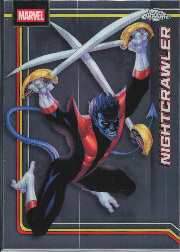 2026 Topps Chrome Marvel Comics #87 Nightcrawler - framsida