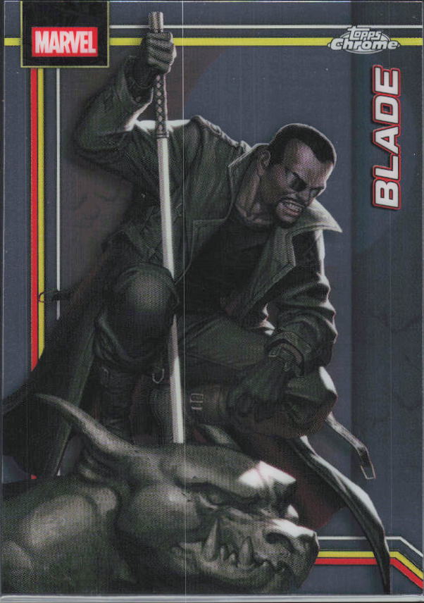 2026 Topps Chrome Marvel Comics #17 Blade - framsida