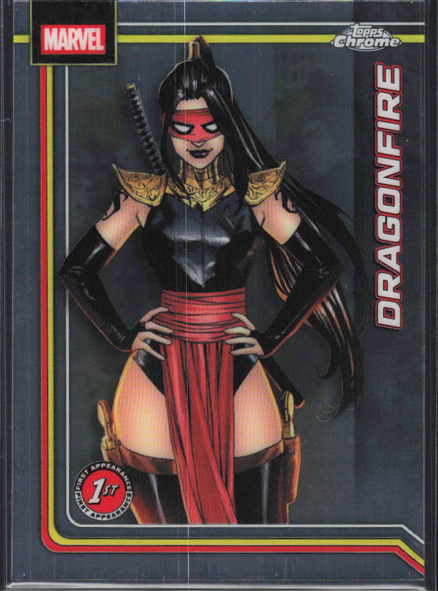 2026 Topps Chrome Marvel Comics #33 Dragonfire - framsida