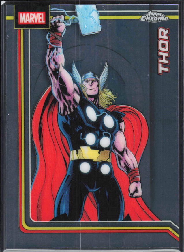 2026 Topps Chrome Marvel Comics #177 Thor - framsida