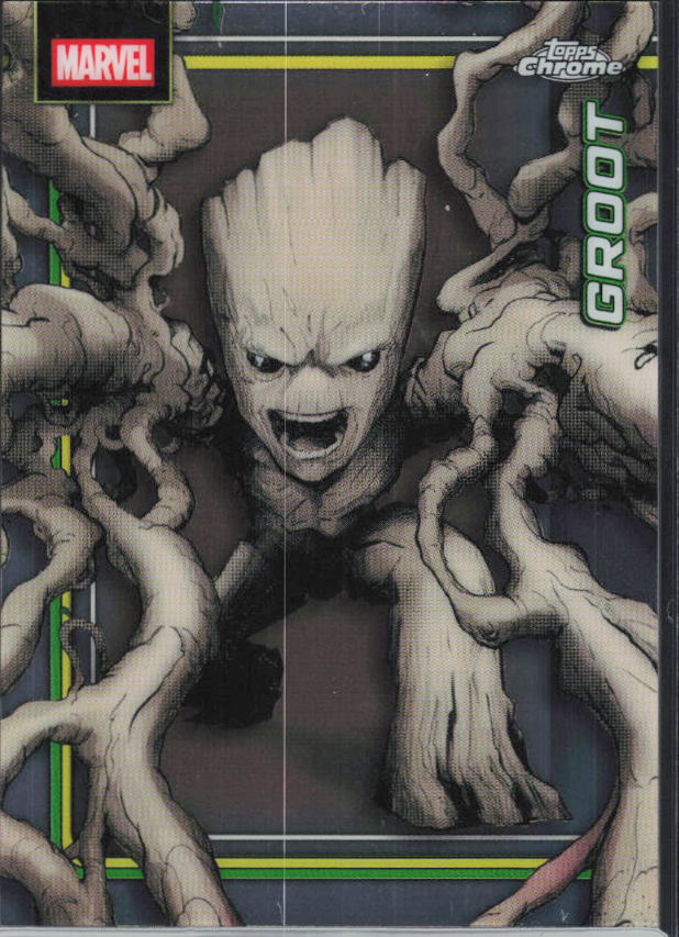 2026 Topps Chrome Marvel Comics #46 Groot - framsida
