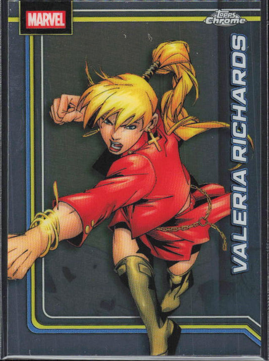 2026 Topps Chrome Marvel Comics #186 Valeria Richards - framsida