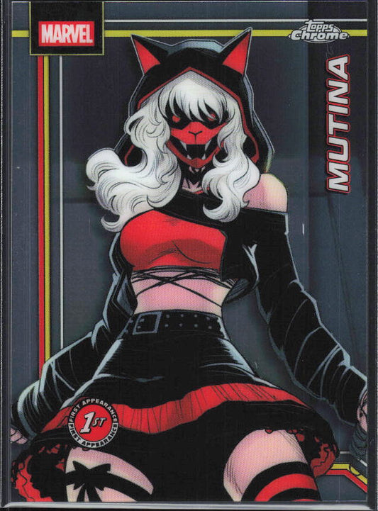 2026 Topps Chrome Marvel Comics #84 Mutina - framsida
