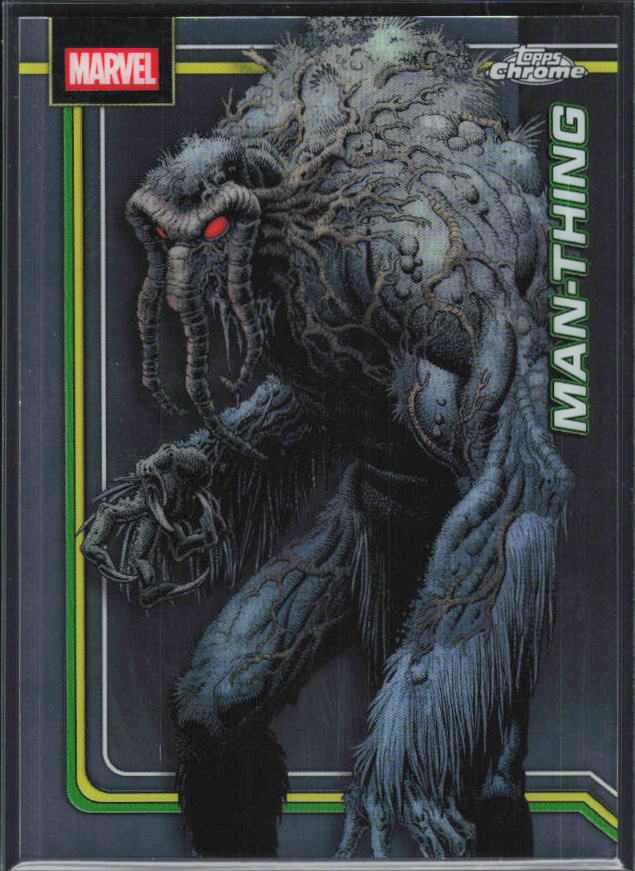 2026 Topps Chrome Marvel Comics #75 Man-Thing - framsida