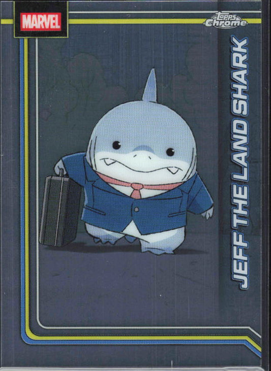 2026 Topps Chrome Marvel Comics #60 Jeff the Land Shark - framsida