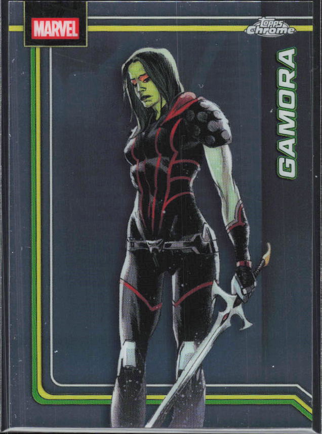 2026 Topps Chrome Marvel Comics #40 Gamora - framsida