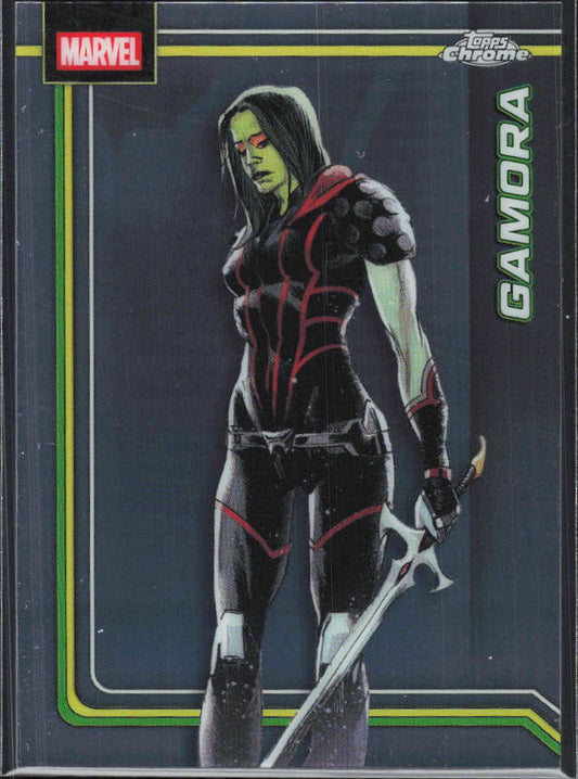 2026 Topps Chrome Marvel Comics #40 Gamora - framsida