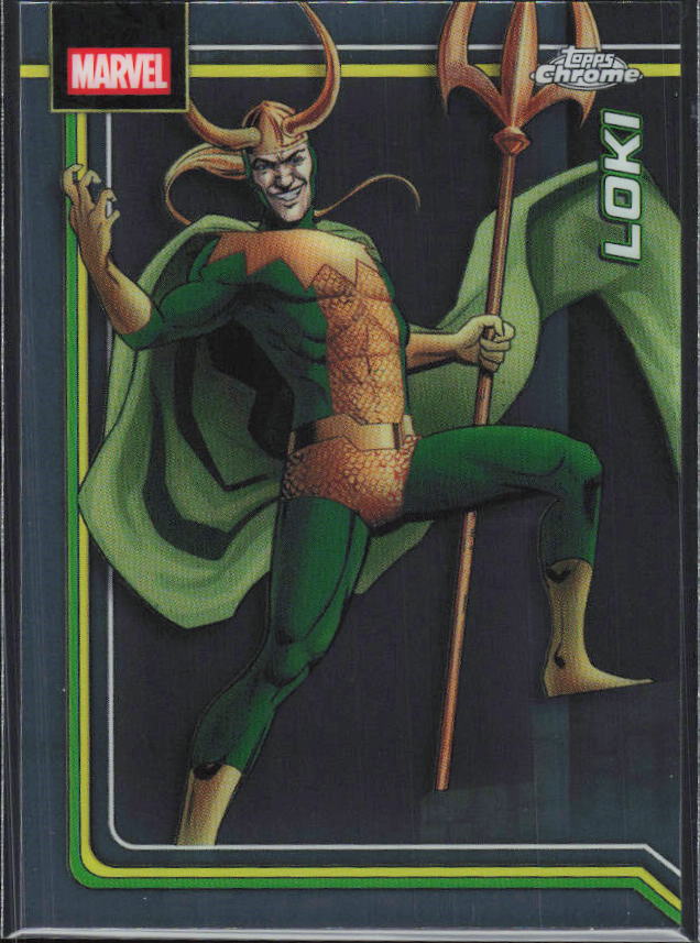 2026 Topps Chrome Marvel Comics #131 Loki - framsida
