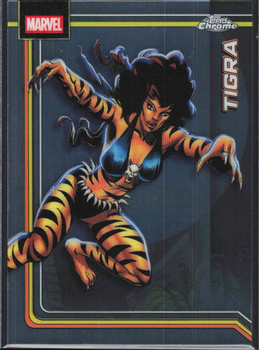 2026 Topps Chrome Marvel Comics #179 Tigra - framsida