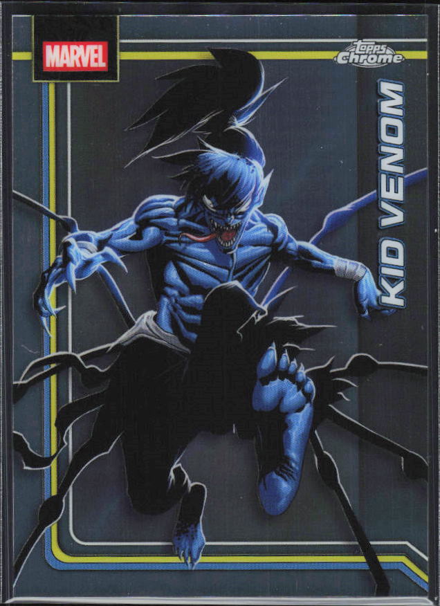 2026 Topps Chrome Marvel Comics #128 Kid Venom - framsida