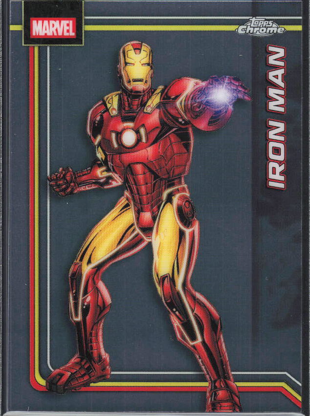 2026 Topps Chrome Marvel Comics #57 Iron Man - framsida