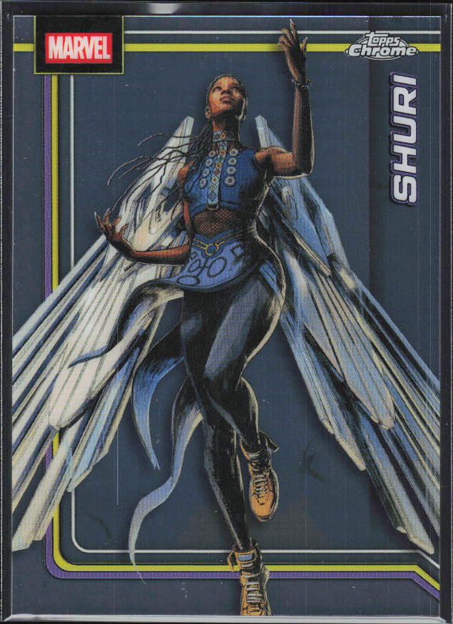 2026 Topps Chrome Marvel Comics #154 Shuri - framsida