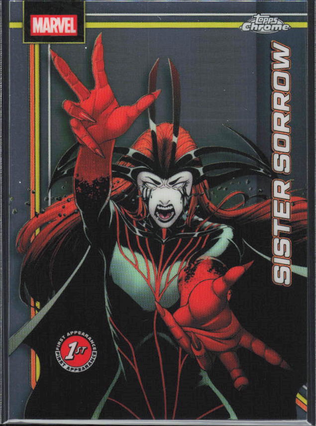 2026 Topps Chrome Marvel Comics #159 Sister Sorrow - framsida