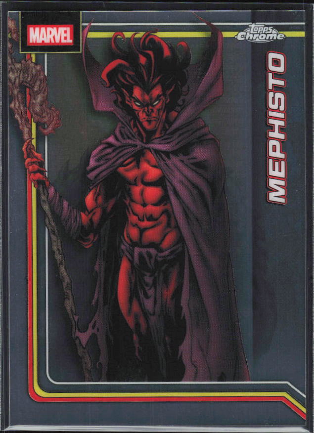 2026 Topps Chrome Marvel Comics #77 Mephisto - framsida