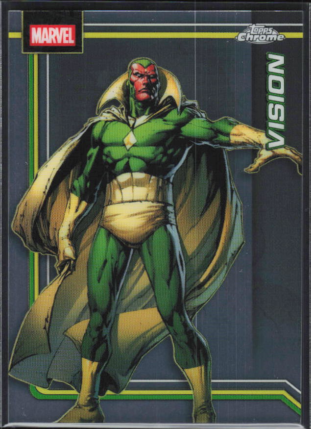2026 Topps Chrome Marvel Comics #190 Vision - framsida