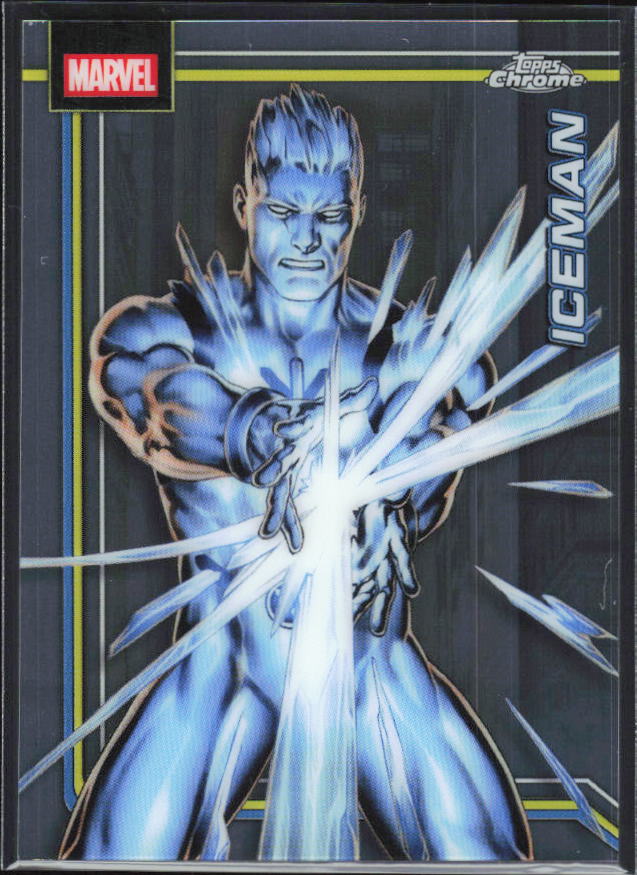 2026 Topps Chrome Marvel Comics #52 Iceman - framsida