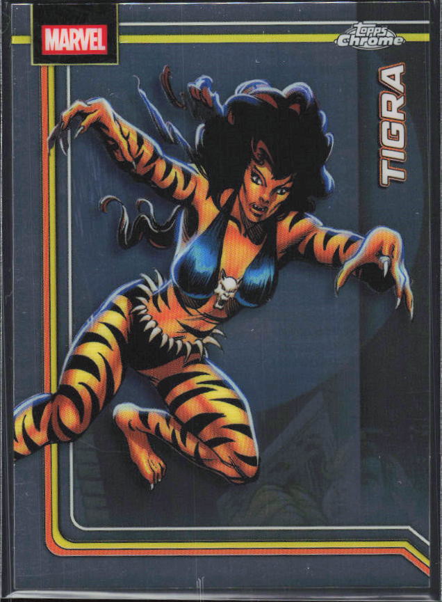 2026 Topps Chrome Marvel Comics #179 Tigra - framsida
