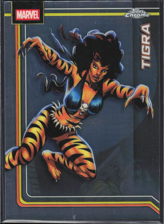 2026 Topps Chrome Marvel Comics #179 Tigra - framsida