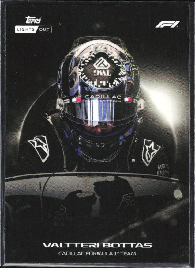 2026 Topps Formula 1 Lights Out Halo Valtteri Bottas - framsida