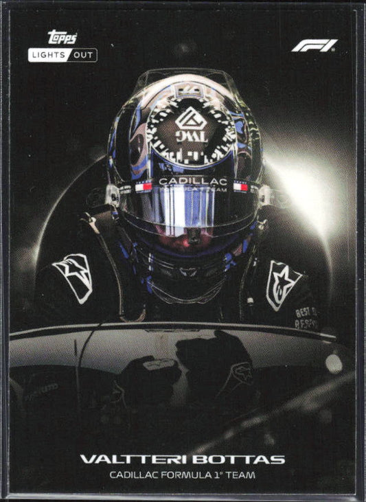 2026 Topps Formula 1 Lights Out Halo Valtteri Bottas - framsida