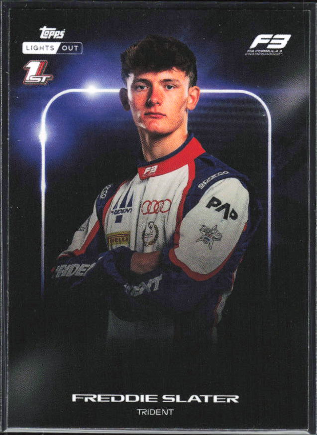 2026 Topps Formula 1 Lights Out Next Gen Freddie Slater - framsida