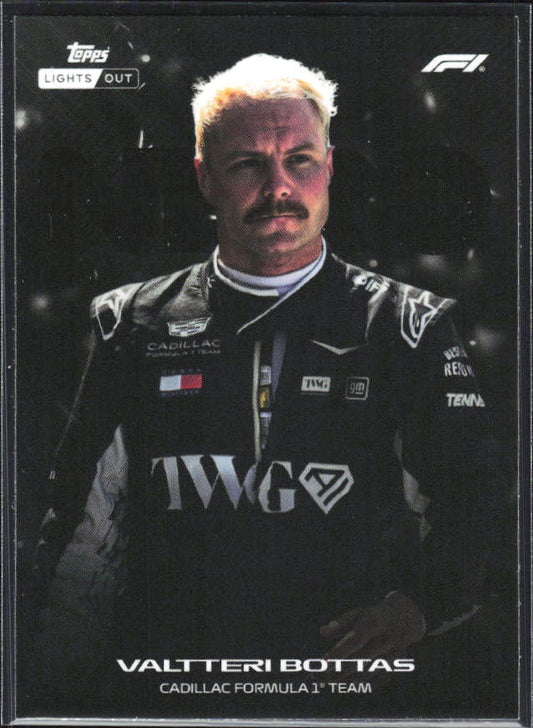 2026 Topps Formula 1 Lights Out Nero Valtteri Bottas - framsida