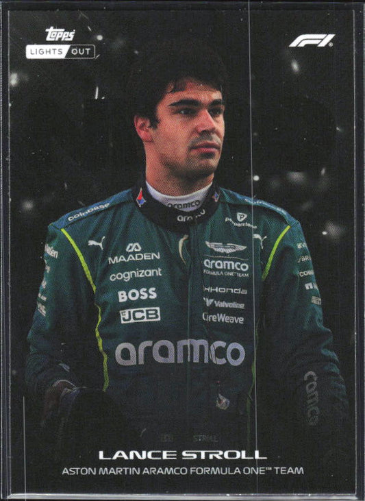 2026 Topps Formula 1 Lights Out Nero Lance Stroll - framsida
