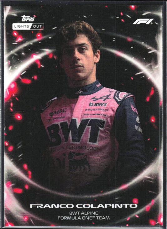 2026 Topps Formula 1 Lights Out Ignite Franco Colapinto - framsida
