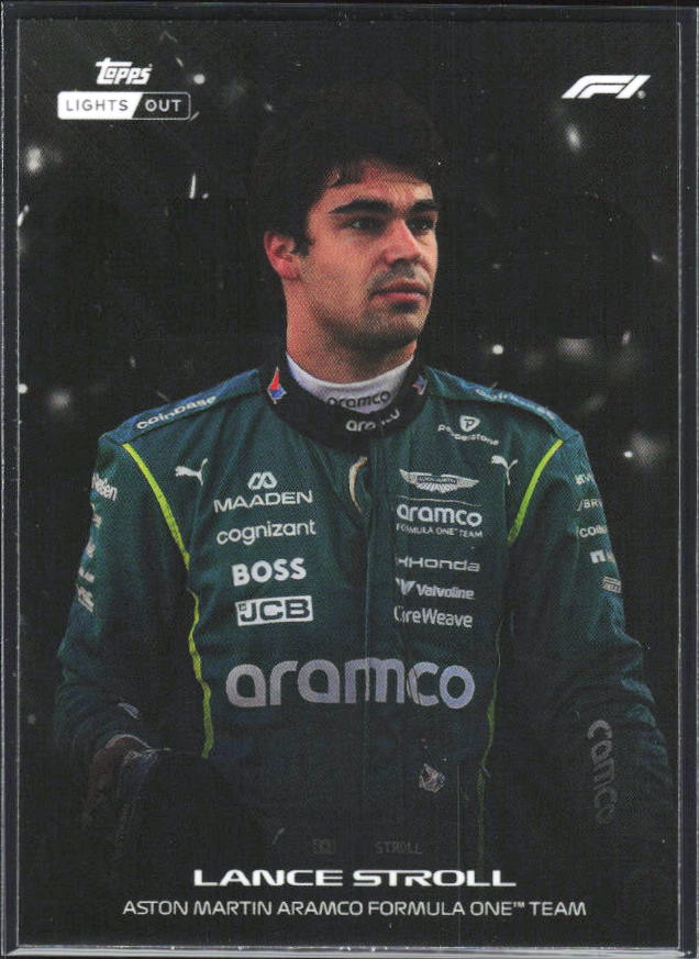 2026 Topps Formula 1 Lights Out Nero Lance Stroll - framsida