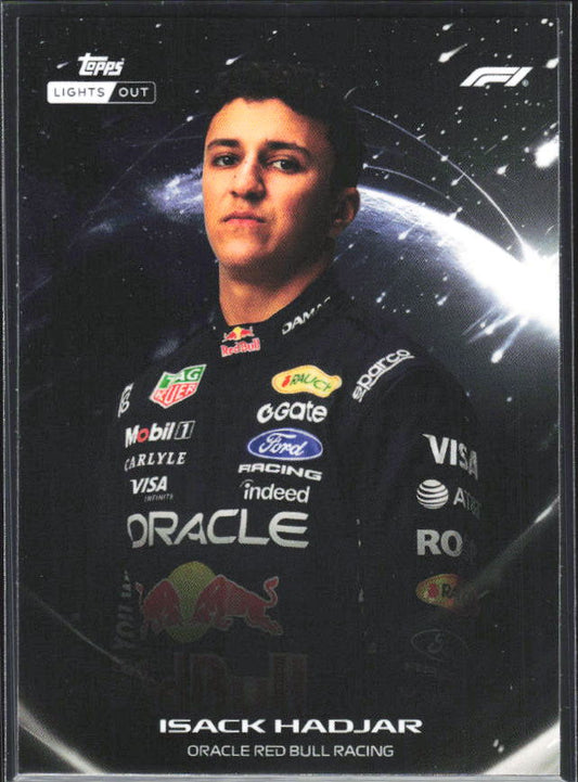 2026 Topps Formula 1 Lights Out Lights Out Isack Hadjar - framsida