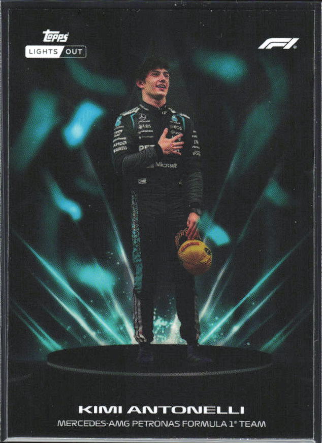 2026 Topps Formula 1 Lights Out Lumina Kimi Antonelli - framsida