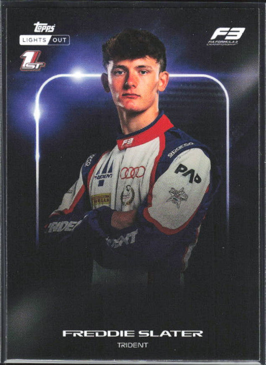 2026 Topps Formula 1 Lights Out Next Gen Freddie Slater - framsida