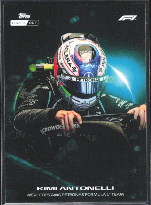 2026 Topps Formula 1 Lights Out Halo Kimi Antonelli - framsida
