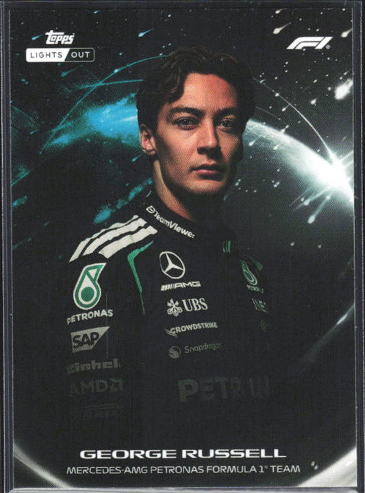 2026 Topps Formula 1 Lights Out Lights Out George Russell - framsida